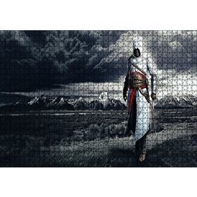 Cakapuzzle Assassins Creed Suikastçi Kara Bulutlar ve Çayırlar 120 Parça Ahşap Puzzle