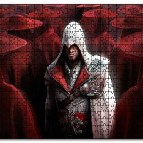 Cakapuzzle Assassins Creed Suikastçi Kırmızı Kıyafetliler Mdf 1000 Parça Puzzle