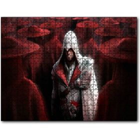 Cakapuzzle Assassins Creed Suikastçi Kırmızı Kıyafetliler Mdf 1000 Parça Puzzle
