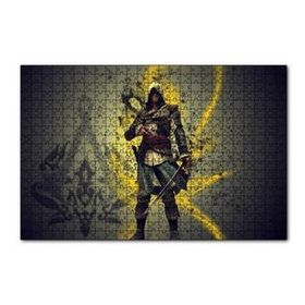 Cakapuzzle Assassins Creed Suikastçi ve Sarı Dalgalar 120 Parça Ahşap Puzzle