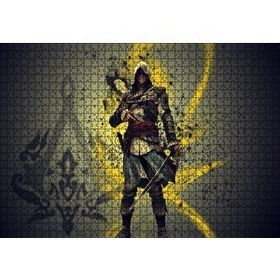 Cakapuzzle Assassins Creed Suikastçi ve Sarı Dalgalar 120 Parça Ahşap Puzzle