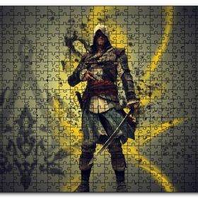Cakapuzzle Assassins Creed Suikastçi ve Sarı Dalgalar Mdf 255 Parça Puzzle
