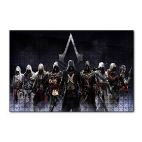 Cakapuzzle Assassins Creed Tüm Suikastçiler 120 Parça Ahşap Puzzle