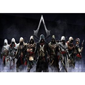 Cakapuzzle Assassins Creed Tüm Suikastçiler 120 Parça Ahşap Puzzle