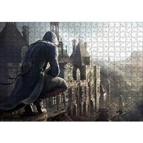 Cakapuzzle Assassins Creed Unity Çatıdaki Suikastçi 120 Parça Ahşap Puzzle