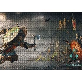 Cakapuzzle Assassins Creed Valhalla Savaş Sahnesi Mdf 1000 Parça Puzzle