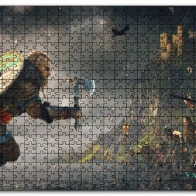 Cakapuzzle Assassins Creed Valhalla Savaş Sahnesi Mdf 500 Parça Puzzle