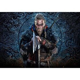 Cakapuzzle Assassins Creed Valhalla Savaşçı Görseli 120 Parça Ahşap Puzzle