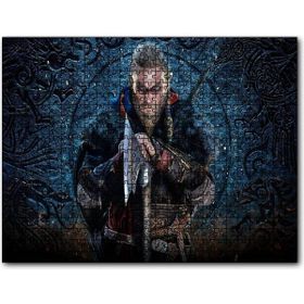 Cakapuzzle Assassins Creed Valhalla Savaşçı Görseli Mdf 1000 Parça Puzzle