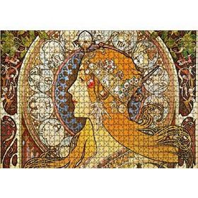 Cakapuzzle Astrolog Kadın ve Burçlar 120 Parça Ahşap Puzzle