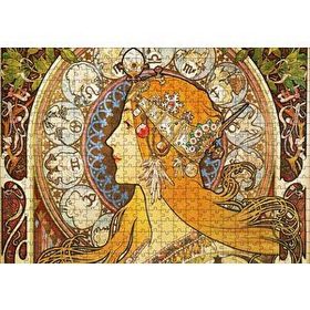 Cakapuzzle Astrolog Kadın ve Burçlar Mdf 500 Parça Puzzle