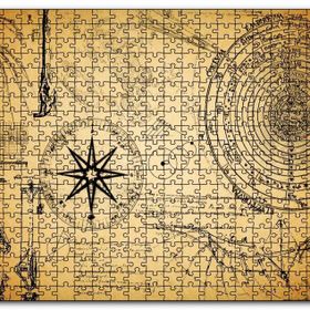Cakapuzzle Astronomiye Dair Eski Çizimler Mdf 1000 Parça Puzzle