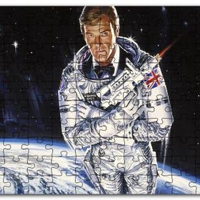 Cakapuzzle Astronot James Bond Mdf 500 Parça Puzzle