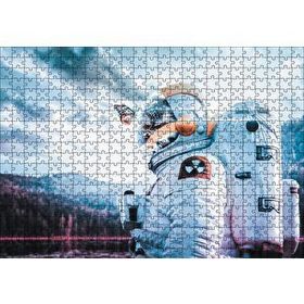 Cakapuzzle Astronot Kelebek Doğa 500 Parça Puzzle