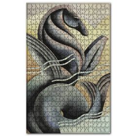 Cakapuzzle At Başlı Balık Kuyruklu Efsanevi Yaratık Ahşap 255 Parça Puzzle