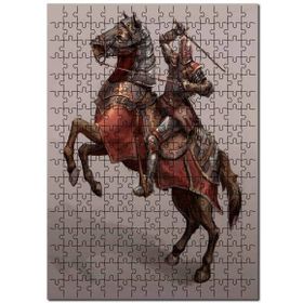 Cakapuzzle At Sırtında Şaha Kalkmış Şövalye Mdf 500 Parça Puzzle