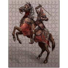 Cakapuzzle At Sırtında Şaha Kalkmış Şövalye Mdf 500 Parça Puzzle
