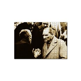Cakapuzzle Atatürk Dinlerken Ahşap 500 Parça Puzzle