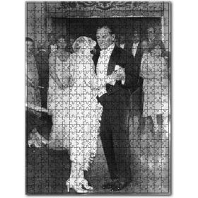 Cakapuzzle Atatürk Latife Hanım Dans Ahşap 1000 Parça Puzzle