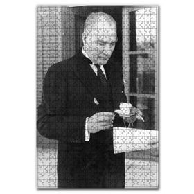 Cakapuzzle Atatürk Smokinli Kahve Sigara 120 Parça Puzzle