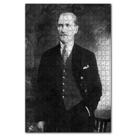 Cakapuzzle Atatürk Takım Yelek Bıyıklı Ayakta 120 Parça Puzzle