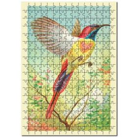 Cakapuzzle Ateşli Kuyruklu Güneş Kuşu Mdf 255 Parça Puzzle