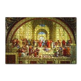 Cakapuzzle Atina Okulu 120 Parça Ahşap Puzzle