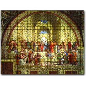 Cakapuzzle Atina Okulu Ahşap 1000 Parça Puzzle