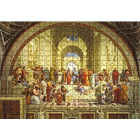 Cakapuzzle Atina Okulu Ahşap 500 Parça Puzzle