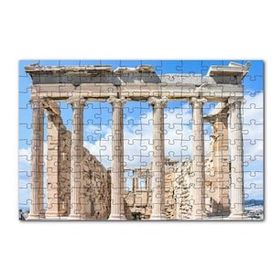 Cakapuzzle Atina Yunanistan Akropolis Kalıntıları 120 Parça Ahşap Puzzle