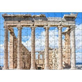 Cakapuzzle Atina Yunanistan Akropolis Kalıntıları 120 Parça Ahşap Puzzle