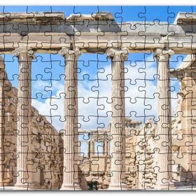 Cakapuzzle Atina Yunanistan Akropolis Kalıntıları Mdf 255 Parça Puzzle
