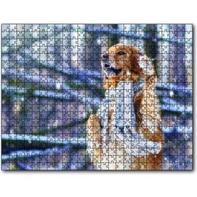 Cakapuzzle Atkılı Köpek 500 Parça Puzzle