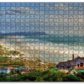 Cakapuzzle Atlantik Okyanusunda Sahil Kasabası Mdf 255 Parça Puzzle