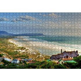 Cakapuzzle Atlantik Okyanusunda Sahil Kasabası Mdf 500 Parça Puzzle