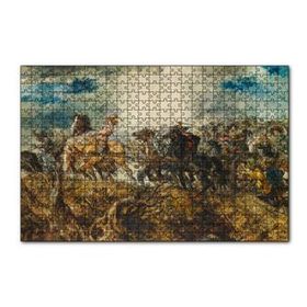 Cakapuzzle Atlı Savaşçılar 120 Parça Ahşap Puzzle