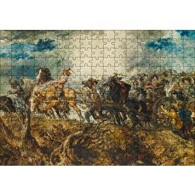 Cakapuzzle Atlı Savaşçılar 120 Parça Ahşap Puzzle
