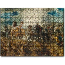 Cakapuzzle Atlı Savaşçılar Mdf 255 Parça Puzzle