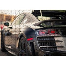 Cakapuzzle Audi R8 Siyah Modifiye Otomobil Görseli 120 Parça Ahşap Puzzle