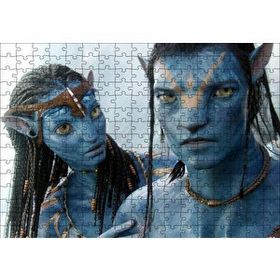 Cakapuzzle Avatar Çift Görseli 120 Parça Ahşap Puzzle