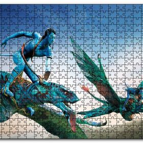 Cakapuzzle Avatar ve Ikranlar Görseli Mdf 1000 Parça Puzzle
