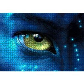 Cakapuzzle Avatar Yakın Plan Göz Görseli 120 Parça Ahşap Puzzle