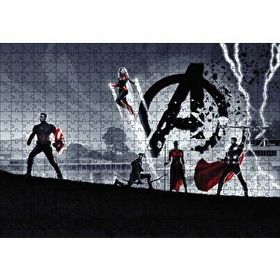 Cakapuzzle Avengers Captain America Thor Ahşap 500 Parça Puzzle