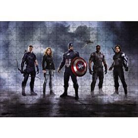 Cakapuzzle Avengers Civil War Kahramanlar 120 Parça Ahşap Puzzle