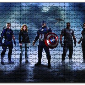 Cakapuzzle Avengers Civil War Kahramanlar Ahşap 1000 Parça Puzzle