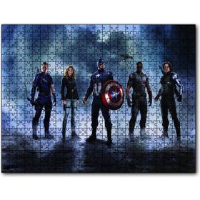 Cakapuzzle Avengers Civil War Kahramanlar Ahşap 255 Parça Puzzle