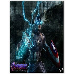 Cakapuzzle Avengers Endgame Captain America Ahşap 500 Parça Puzzle