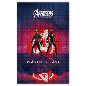 Cakapuzzle Avengers Endgame Captain America ve Iron Man Ahşap 255 Parça Puzzle