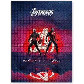 Cakapuzzle Avengers Endgame Captain America ve Iron Man Ahşap 255 Parça Puzzle