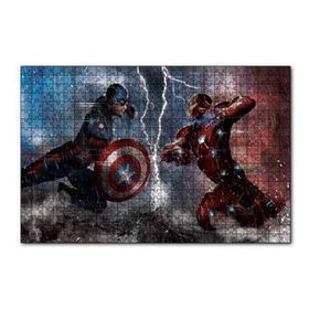 Cakapuzzle Avengers Endgame Iron Man Captain America ve Ant Man 120 Parça Puzzle